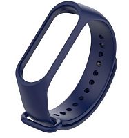 Силиконовый ремешок для Xiaomi Mi Band 3 Темно-Синий
