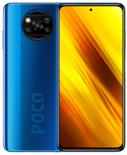 Смартфон Xiaomi Poco X3 NFC 6/128GB EU Cobalt Blue (Синий кобальт)