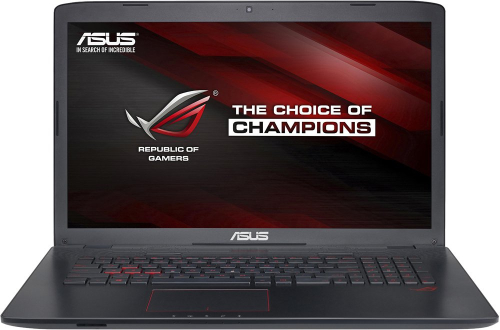 Ноутбук Asus ROG GL752VW-T4505T ( Intel Core i7 6700HQ/8Gb/1000Gb HDD/256Gb SSD/nVidia GeForce GTX 960M/17,3"/1920x1080/DVD-RW/Windows 10) Черный