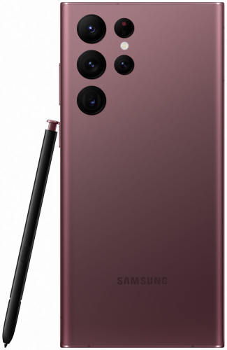 Смартфон Samsung Galaxy S22 Ultra (SM-S908B) 8/128GB Global Burgundy (Бургунди)