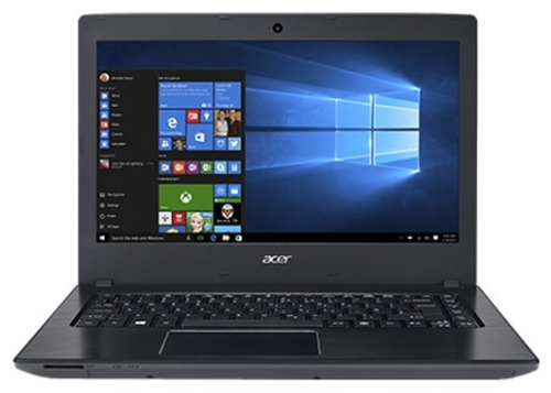 Ультрабук Acer Aspire E5-475G-3386 ( Intel Core i3 6100U/6Gb/128Gb SSD/nVidia GeForce GF 940МX/14"/1920x1080/Нет/Windows 10 Home) Черный