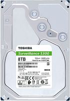 Жесткий диск Toshiba S300 HDWT380UZSVA, 8Tb, 3.5", SATA III, HDD (HDWT380UZSVA)