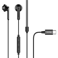 Наушники затычки Baseus C16 Black (Черный)