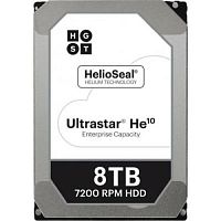 Жесткий диск HGST Ultrastar DC HC510, 8Tb, 3.5", SATA III, HDD (HUH721008ALE604)