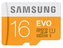 Карта памяти Samsung Micro SDHC EVO 16GB Class 10 Без переходника (MB-MP16D/EU)