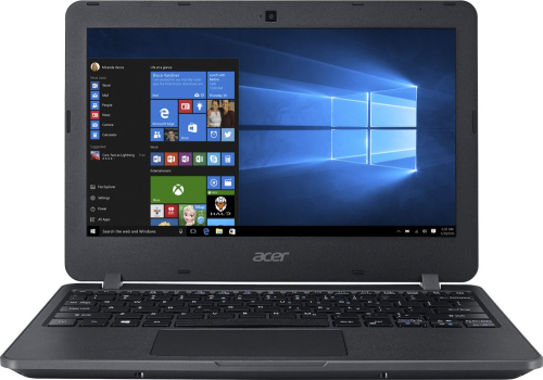 Ноутбук Acer TravelMate TMB117-M ( Intel Celeron N3060/4Gb/32Gb SSD/Intel HD Graphics 400/11,6"/1366x768/Нет/Windows 10 Professional) Черный