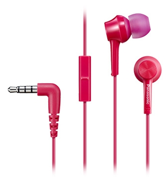 Наушники затычки Panasonic RP-TCM105E Розовый