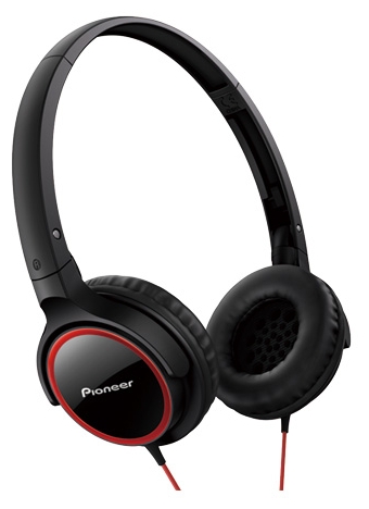 Накладные наушники Pioneer SE-MJ512 Черный/красный